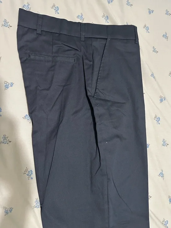 Men's Charcoal Work Pants 32x30 | 4 Pockets | Flat Front | New - Picture 4 of 12